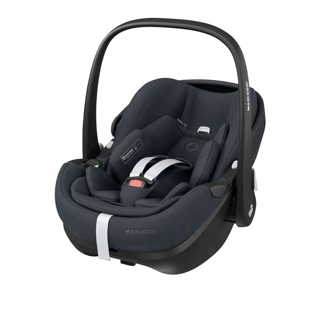 Maxi Cosi Pebble 360 PRO Car Seat and Base - Essential Graphite