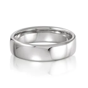 Men's Comfort Fit Classic Domed Wedding Band