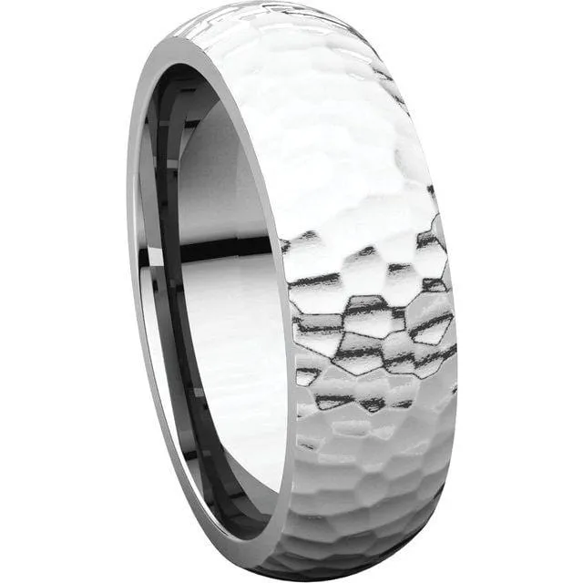 Men's Comfort Fit Classic Domed Wedding Band