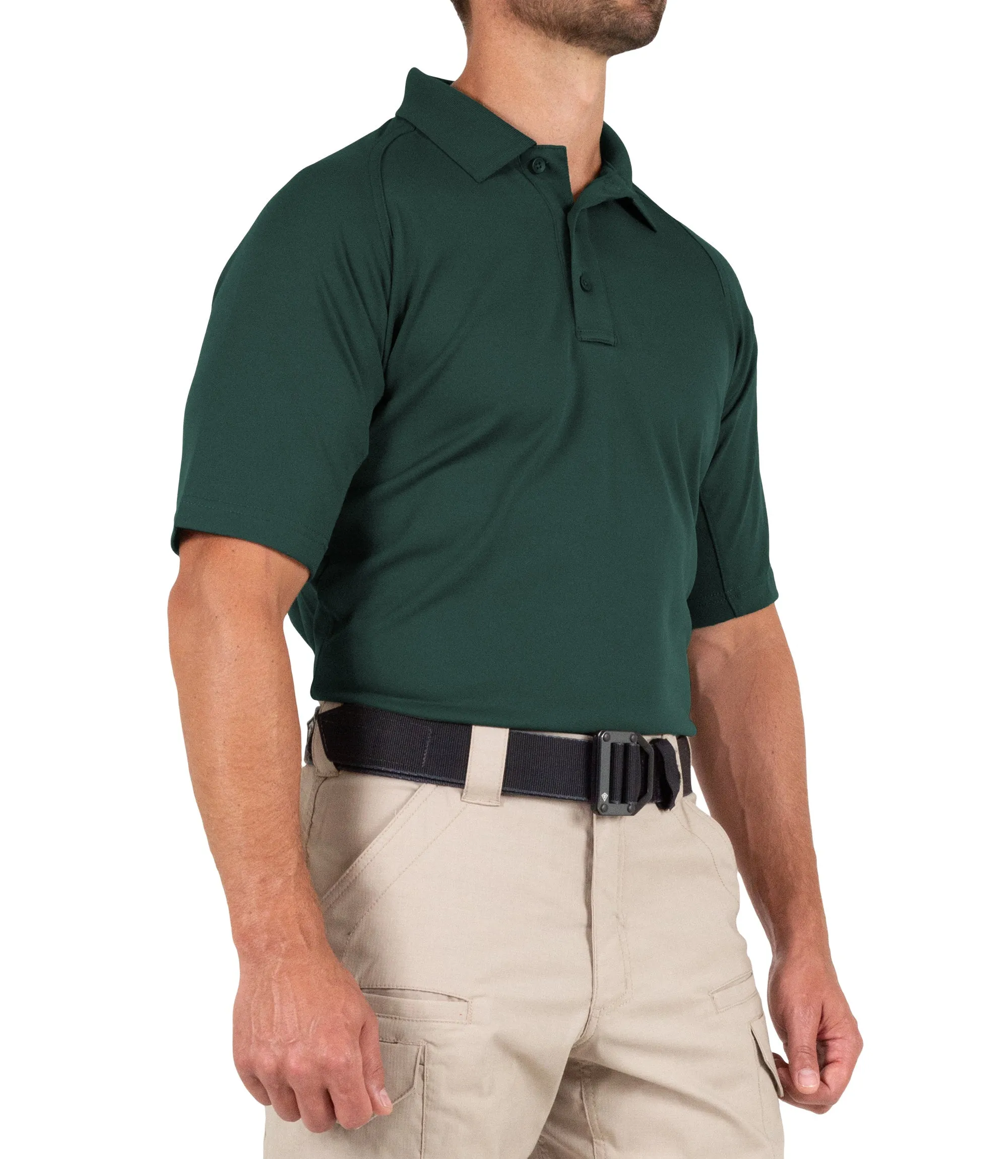 Men's Performance Short Sleeve Polo / Spruce Green