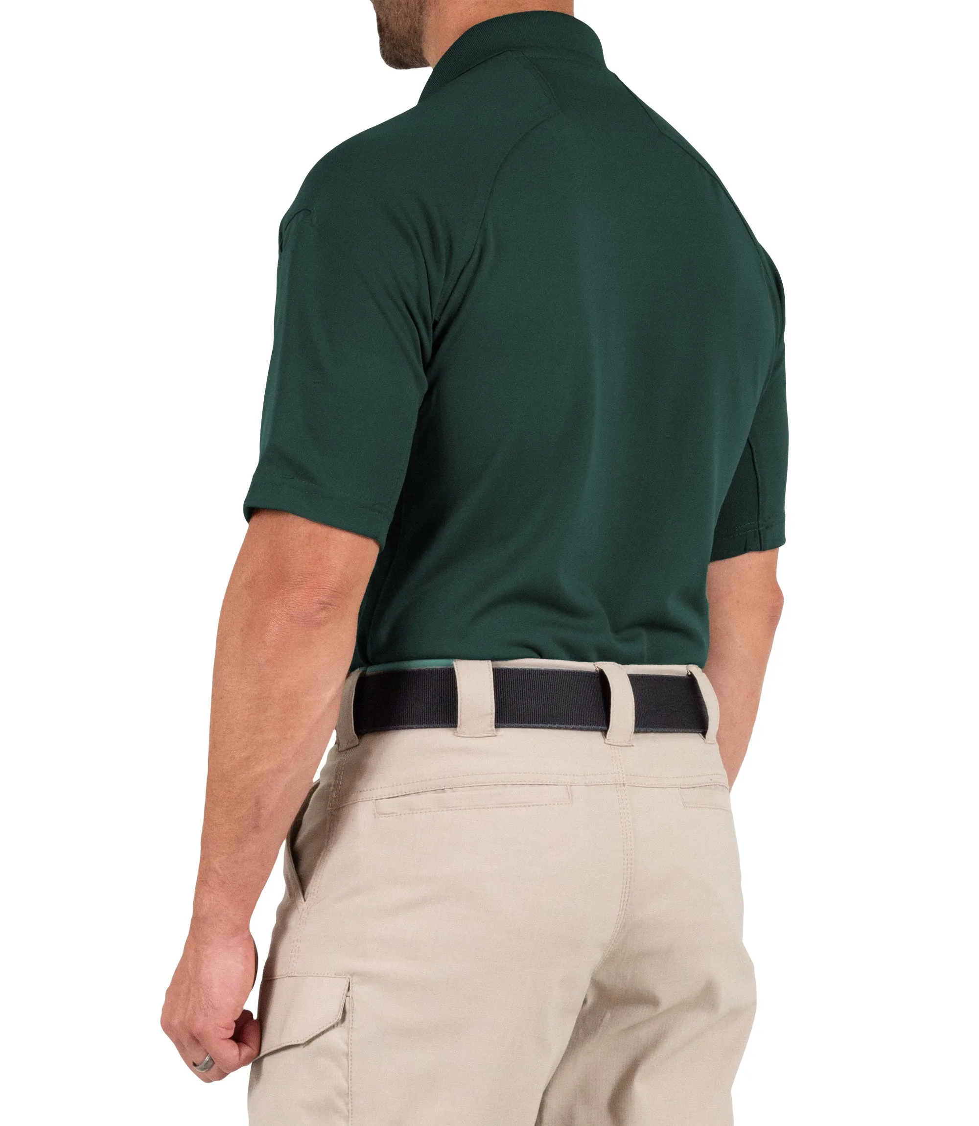 Men's Performance Short Sleeve Polo / Spruce Green