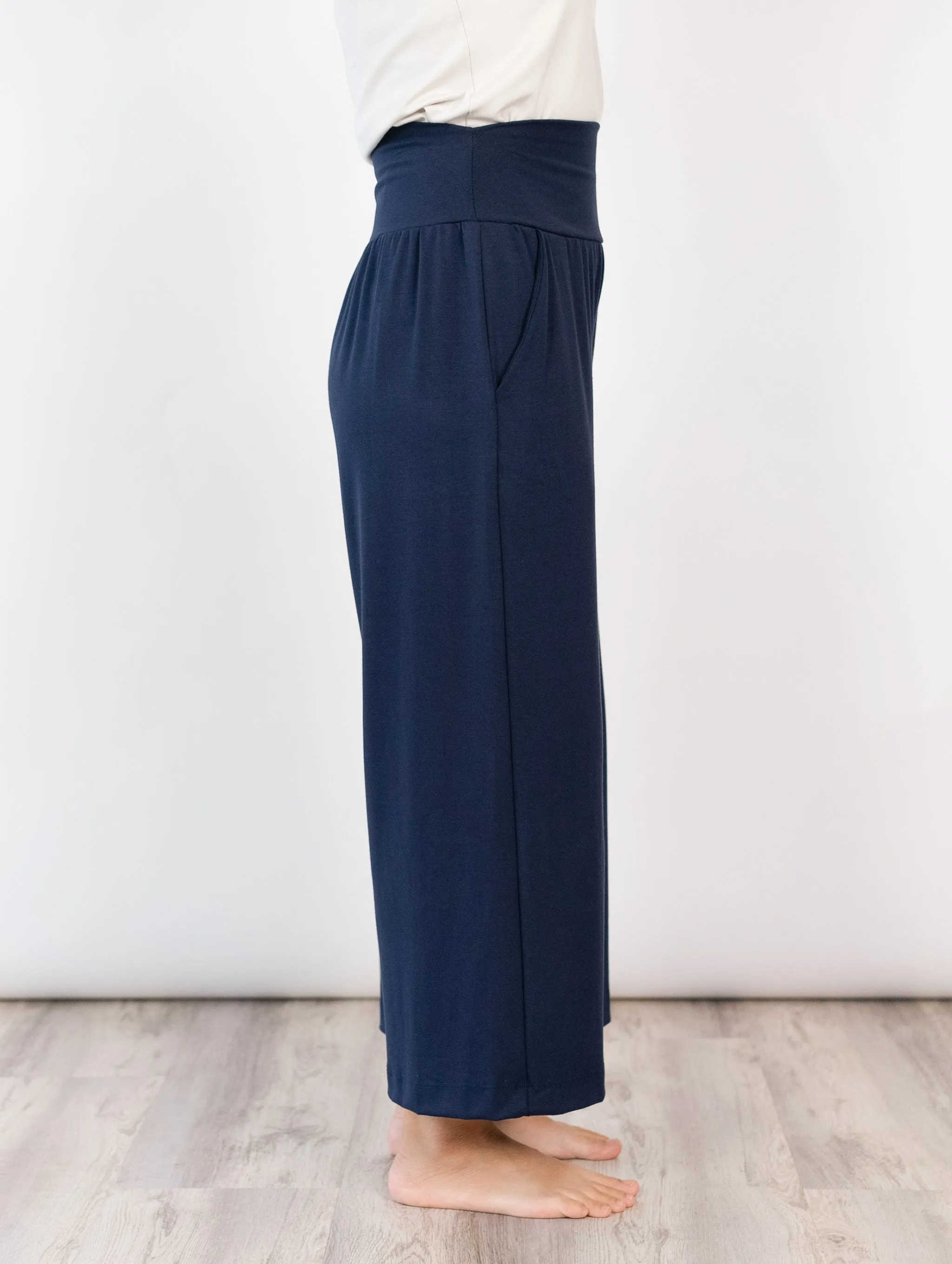 Milo Pant - New Navy Soft Ponte