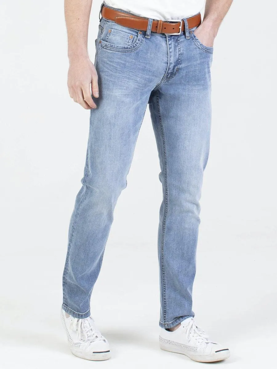 Mish Mash Gabro Tapered Jeans Light Blue