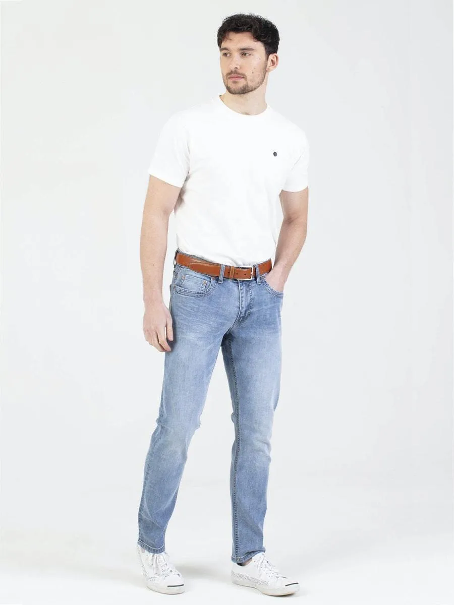 Mish Mash Gabro Tapered Jeans Light Blue