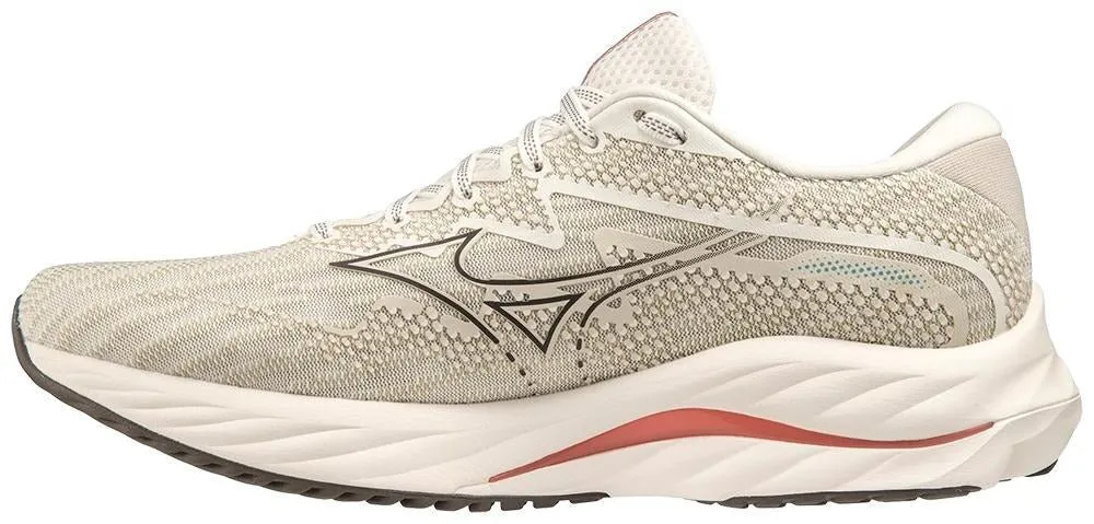 Mizuno Men's Wave Rider 27 - Snow White/Granite Grey