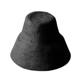 NAOMI Jute Bucket Hat, in Black (Pre-Order)