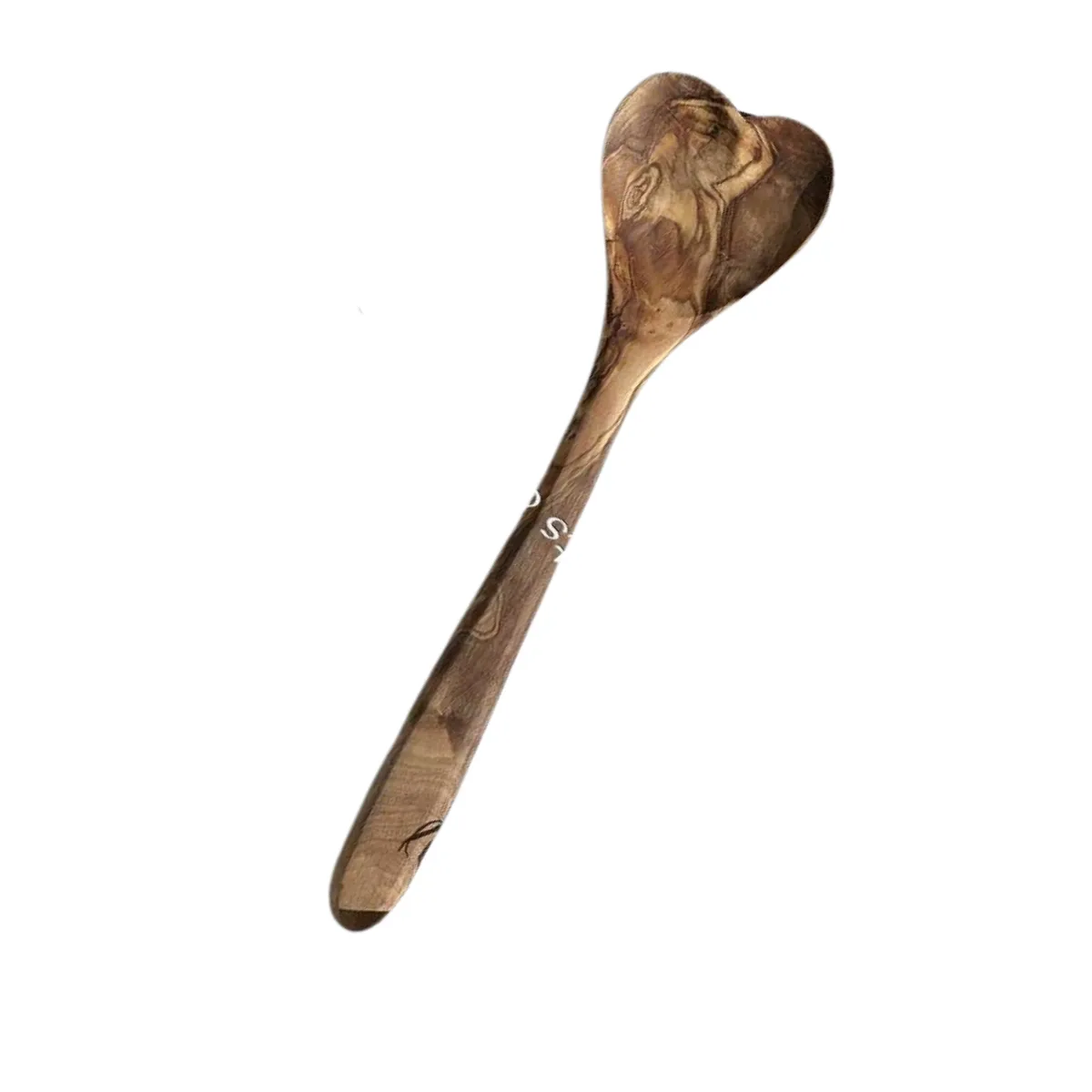 Olive Wood Heart Spoon