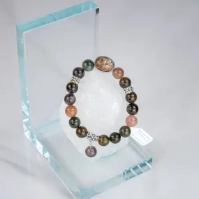 Phantom Quartz Tourmaline Bracelet