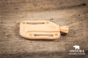 Pocket Knife with Pancake Holster, Tan