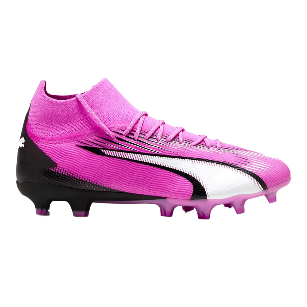 Puma Ultra Pro FG/AG Football Boots (Poison Pink/White/Black)