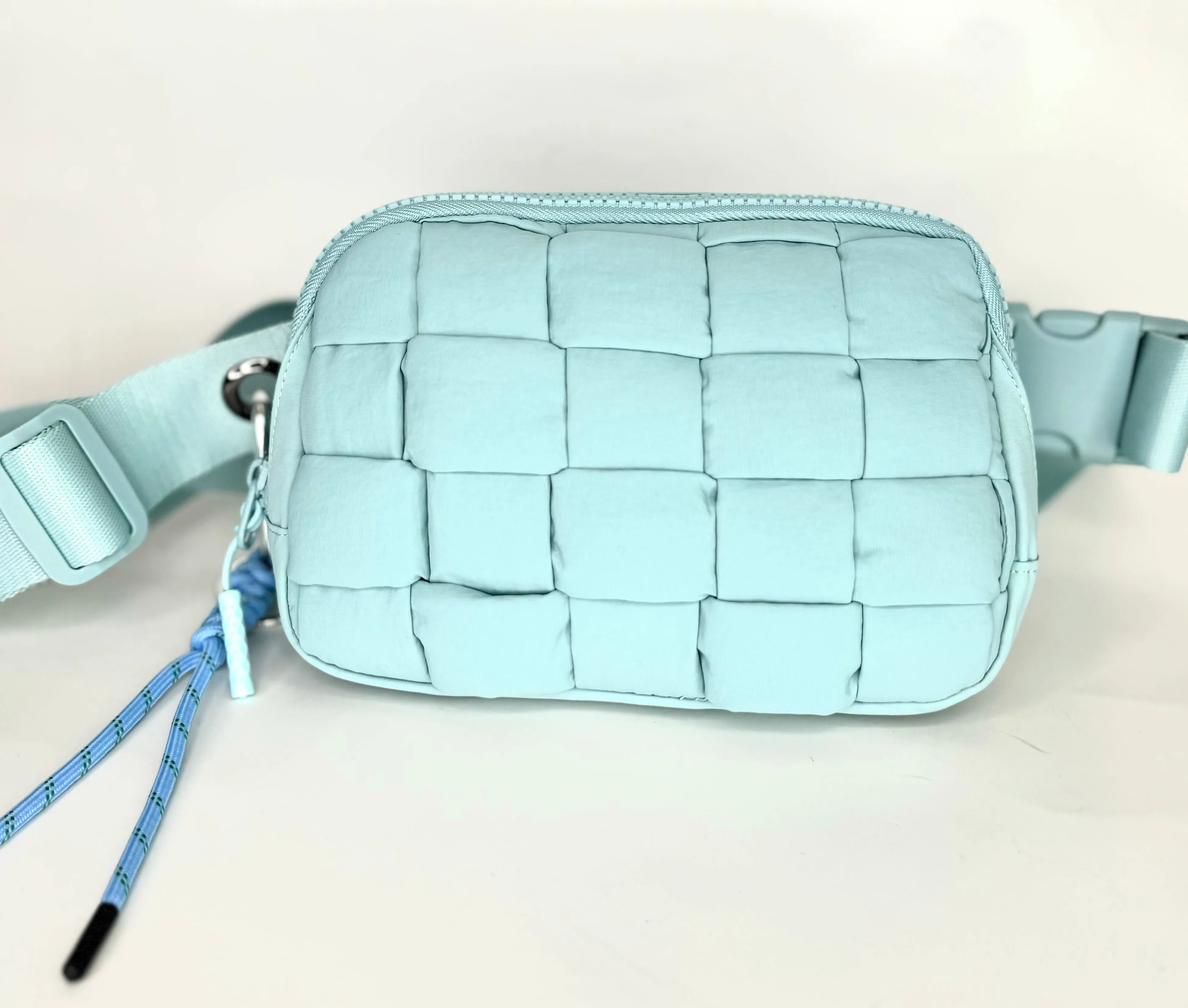 Quilted Iris Crossbody Bag