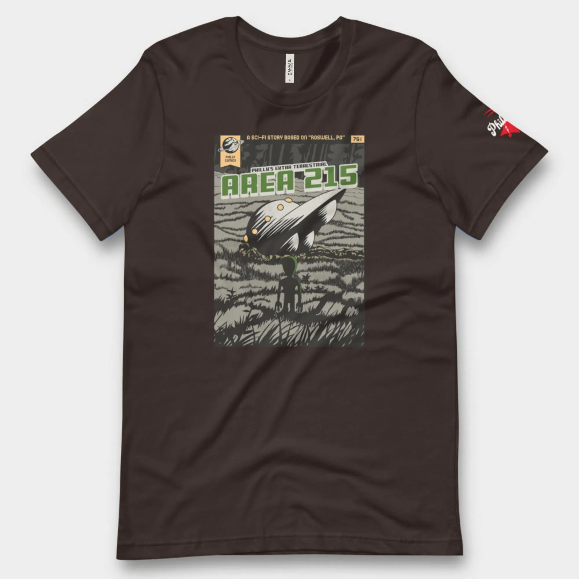 "Philly Comics Area 215 UFO" Tee