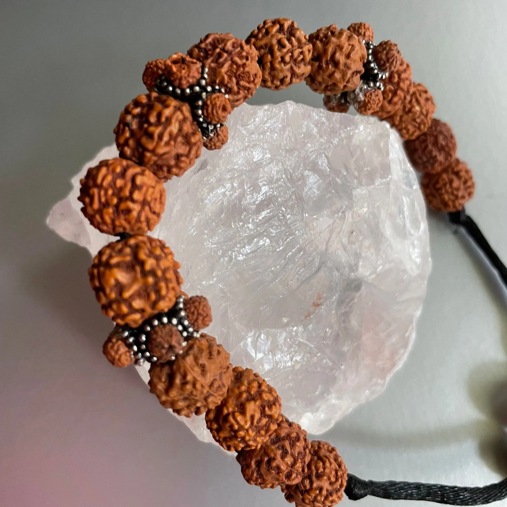 Rudraksha Adjustable Bracelet