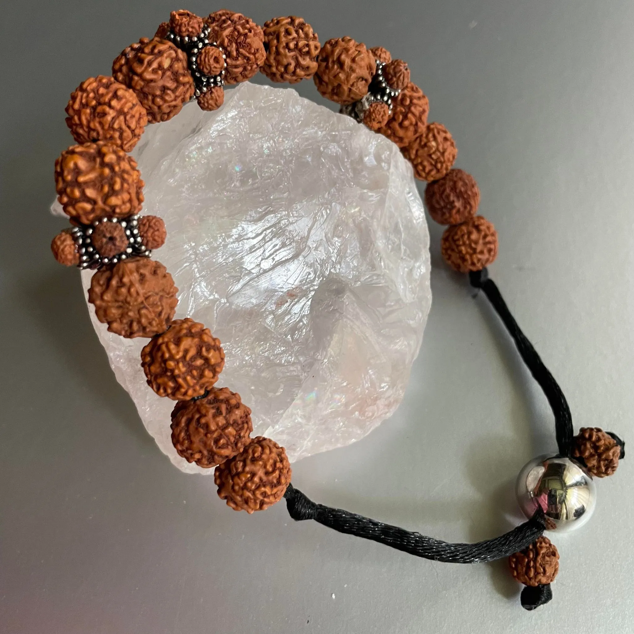 Rudraksha Adjustable Bracelet