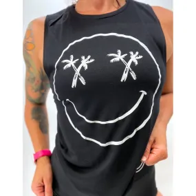 Salty Savage Ladies "Palm Smile" Muscle Tank