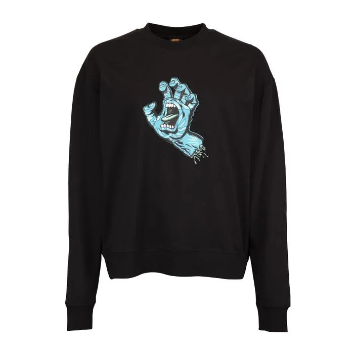 Santa Cruz Cabana men's crewneck sweatshirt black 