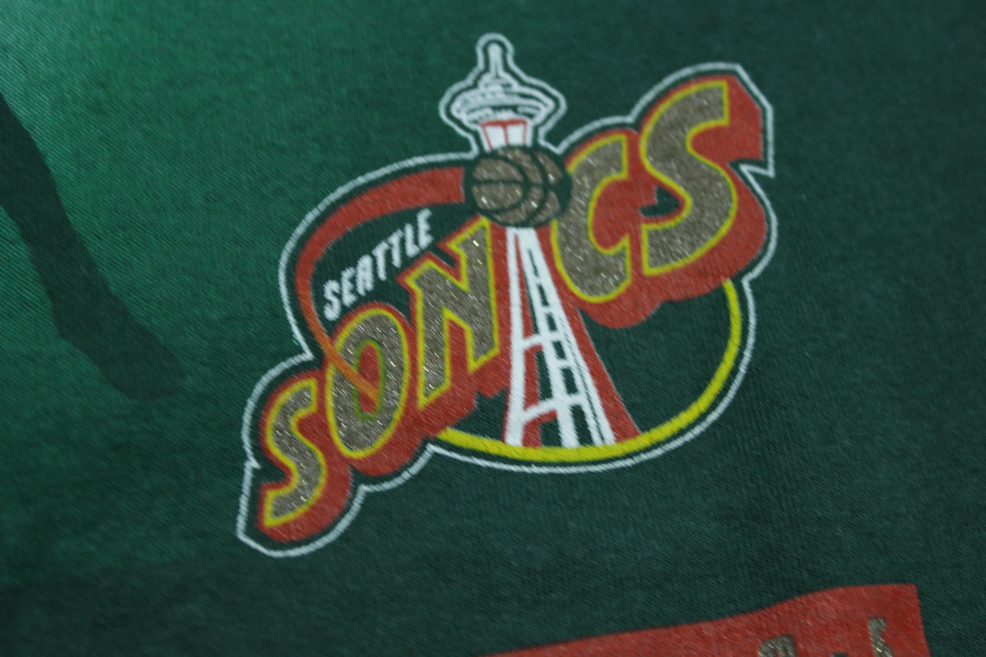 Seattle Sonics 1996 Champions Vintage NBA Playoffs 90's Lee Sport USA T-Shirt