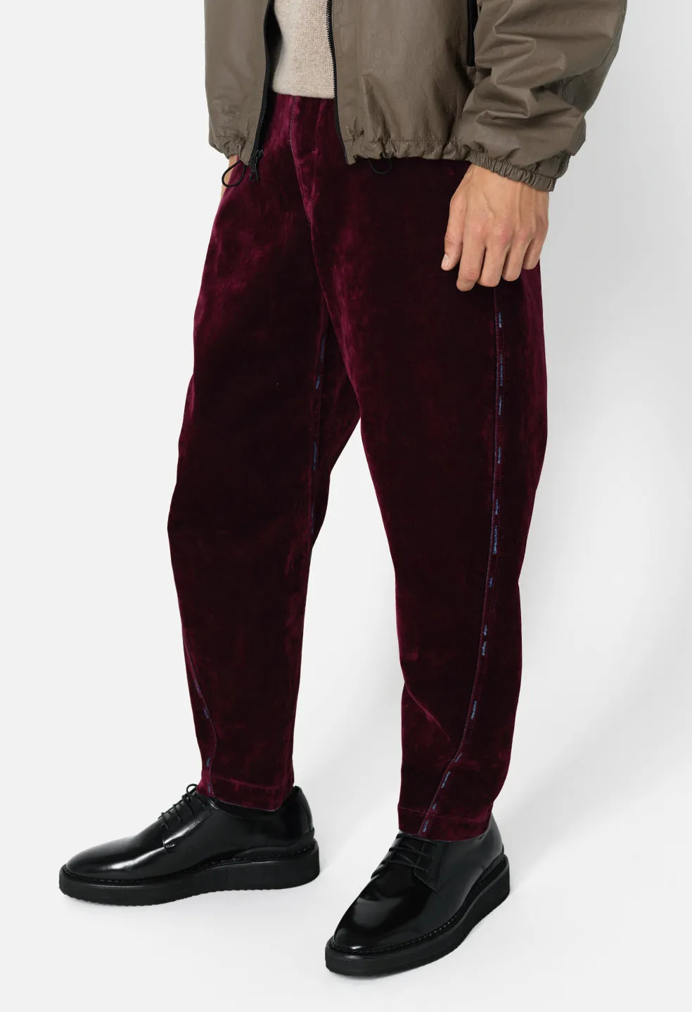 Sendai Trouser / Crush Flock Burgundy