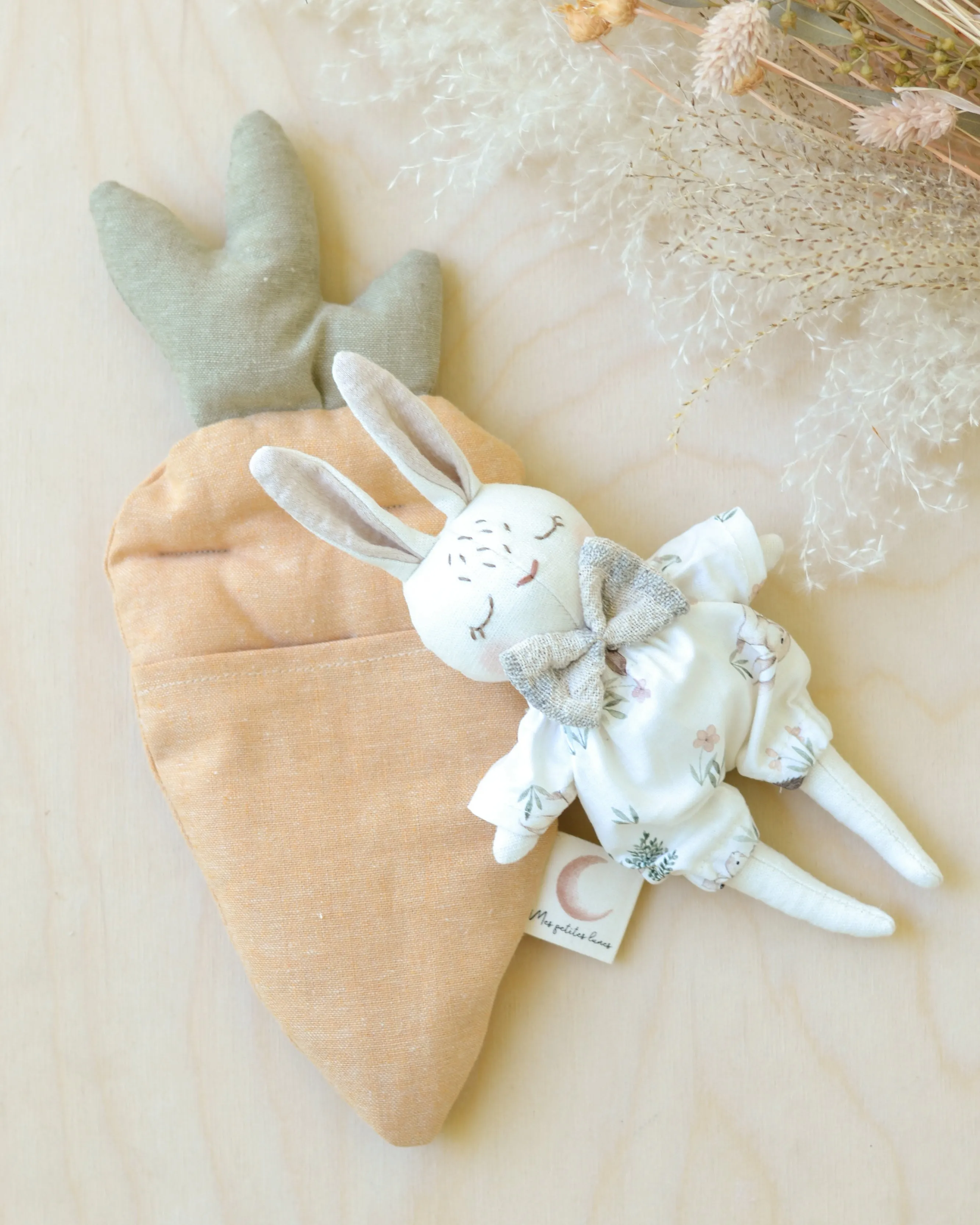 Sewing Pattern for Bunny Stuffed Animal   Carrot Bed