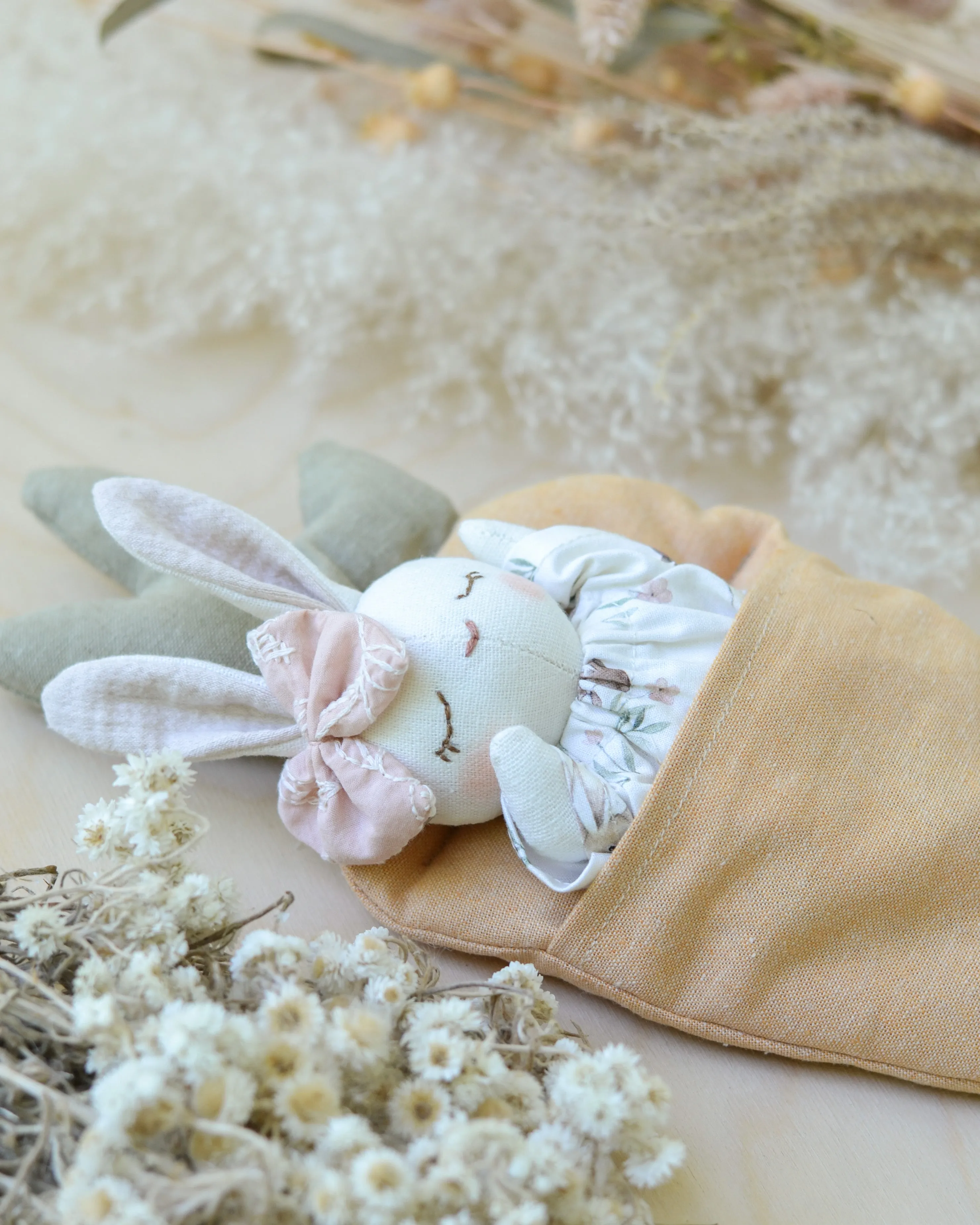 Sewing Pattern for Bunny Stuffed Animal   Carrot Bed