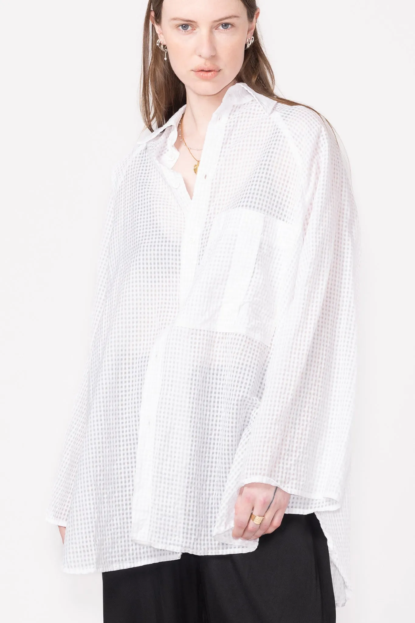 Shutter Shirt | White Check