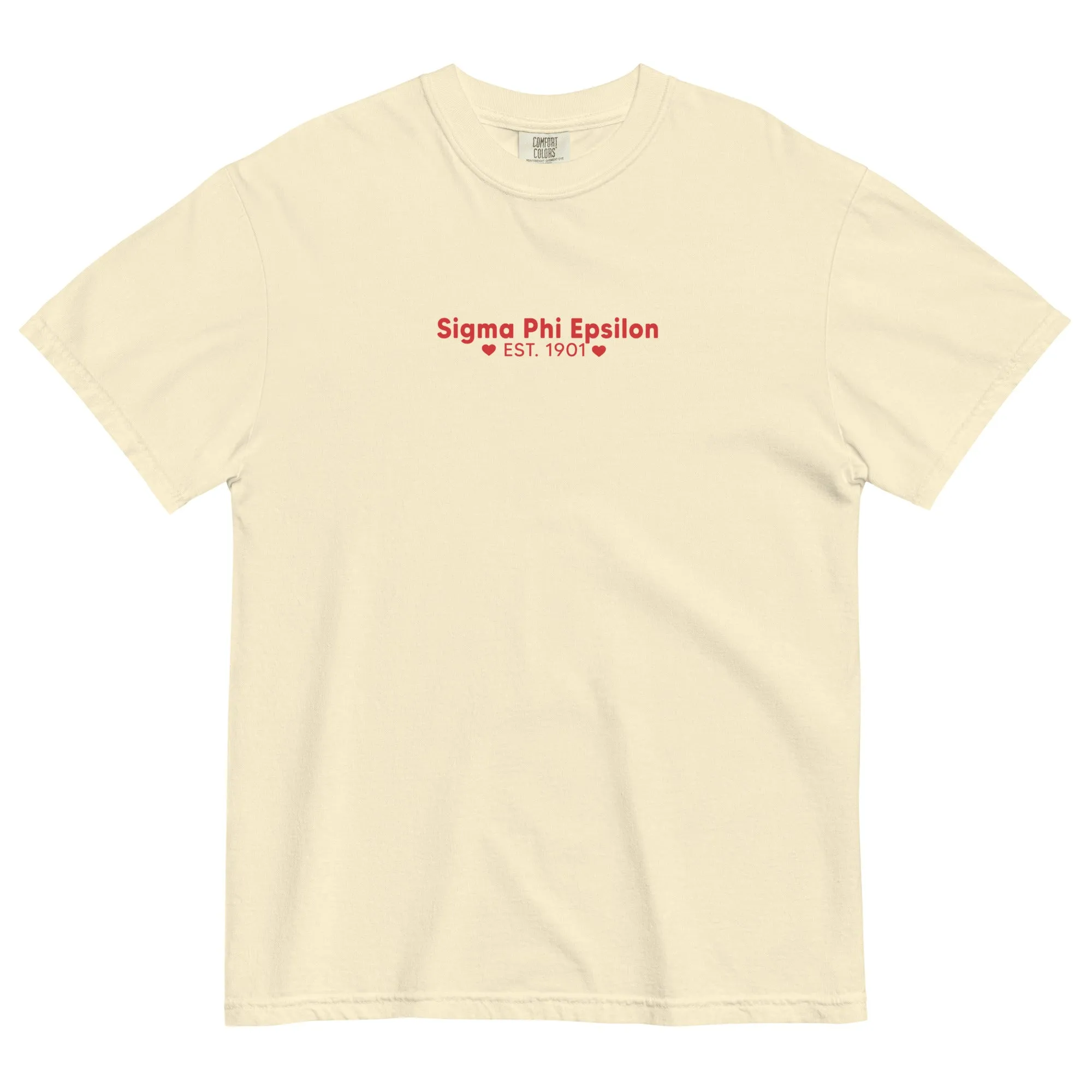 SigEp Valentine's T-Shirt by Comfort Colors (2024)