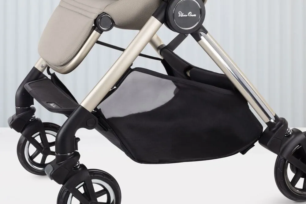 Silver Cross Dune with First Bed Folding Carrycot and Ultimate Pack - Stone