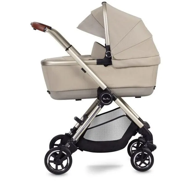 Silver Cross Dune with First Bed Folding Carrycot and Ultimate Pack - Stone