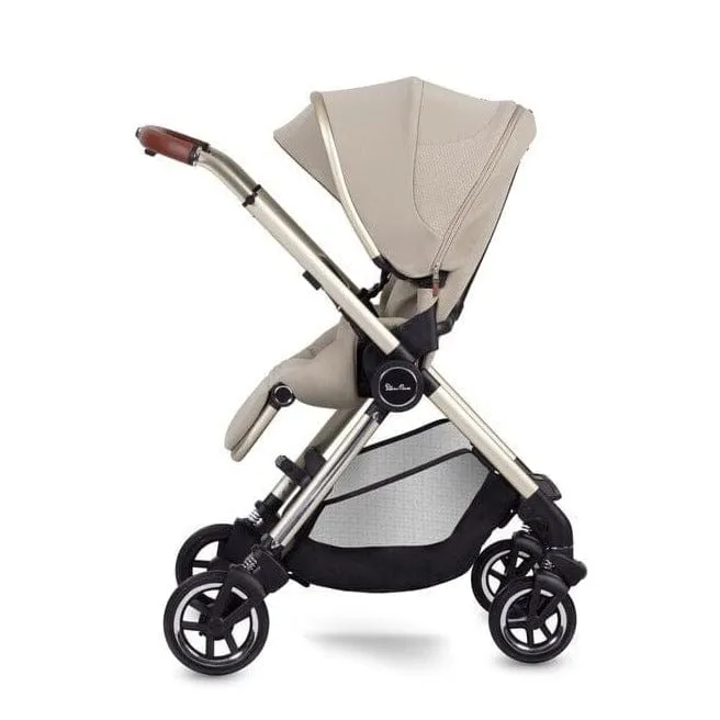 Silver Cross Dune with First Bed Folding Carrycot and Ultimate Pack - Stone