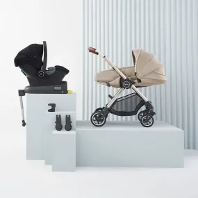 Silver Cross Dune with Newborn Pod and Travel Pack - Stone