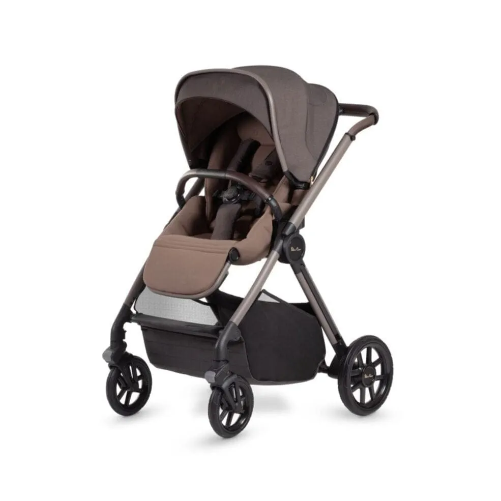 Silver Cross Reef Pushchair with Newborn Pod - Earth