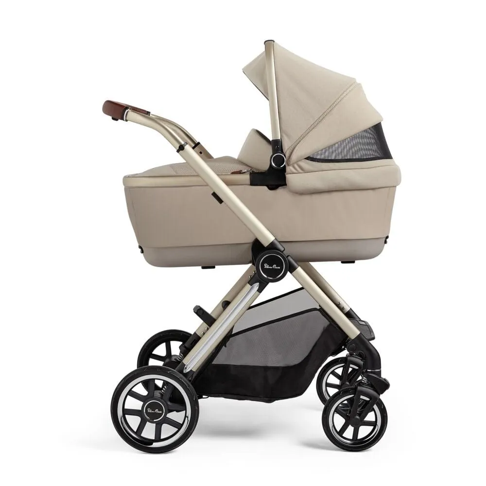 Silver Cross Reef with First Bed Folding Carrycot - Stone