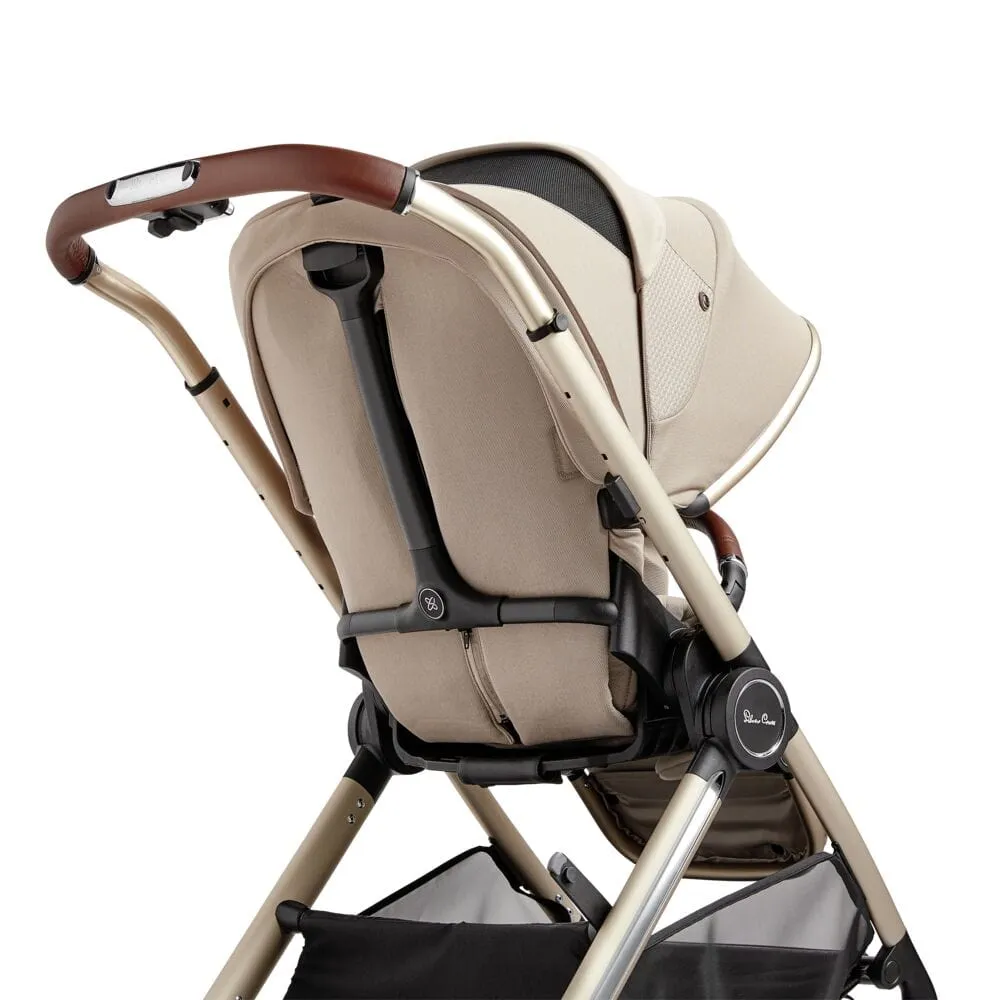 Silver Cross Reef with First Bed Folding Carrycot - Stone