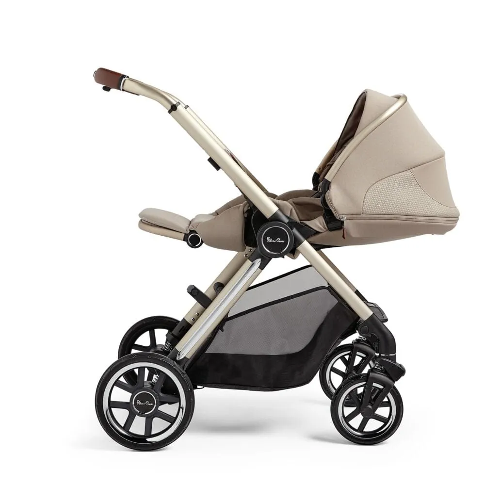 Silver Cross Reef with First Bed Folding Carrycot - Stone