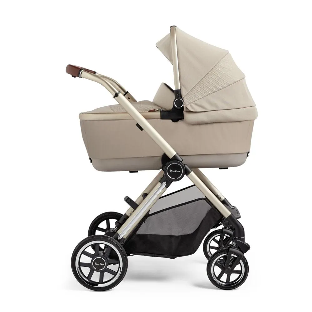 Silver Cross Reef with First Bed Folding Carrycot - Stone