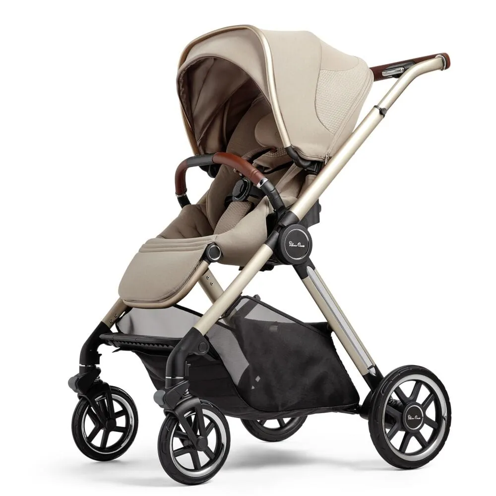 Silver Cross Reef with First Bed Folding Carrycot - Stone