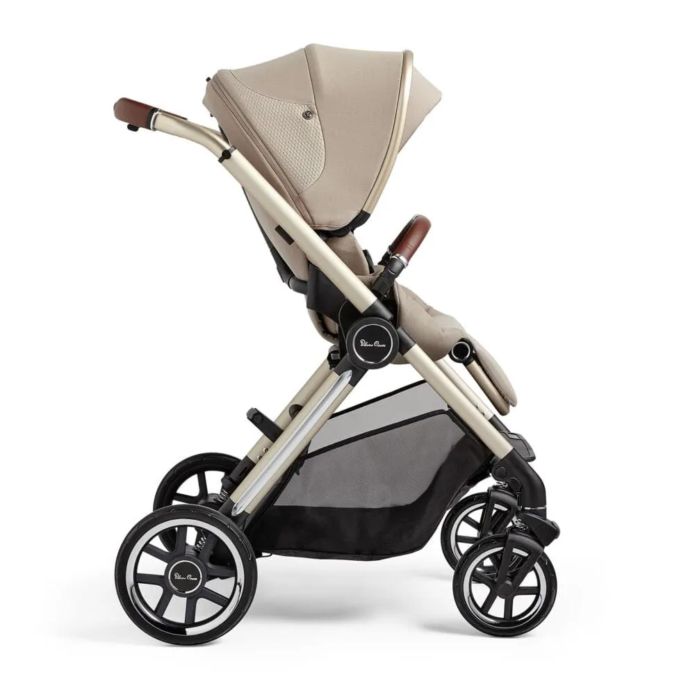 Silver Cross Reef with First Bed Folding Carrycot - Stone