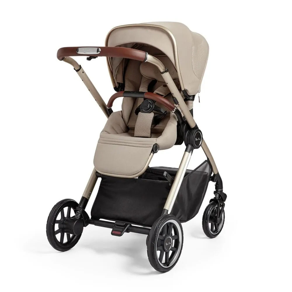 Silver Cross Reef with First Bed Folding Carrycot - Stone