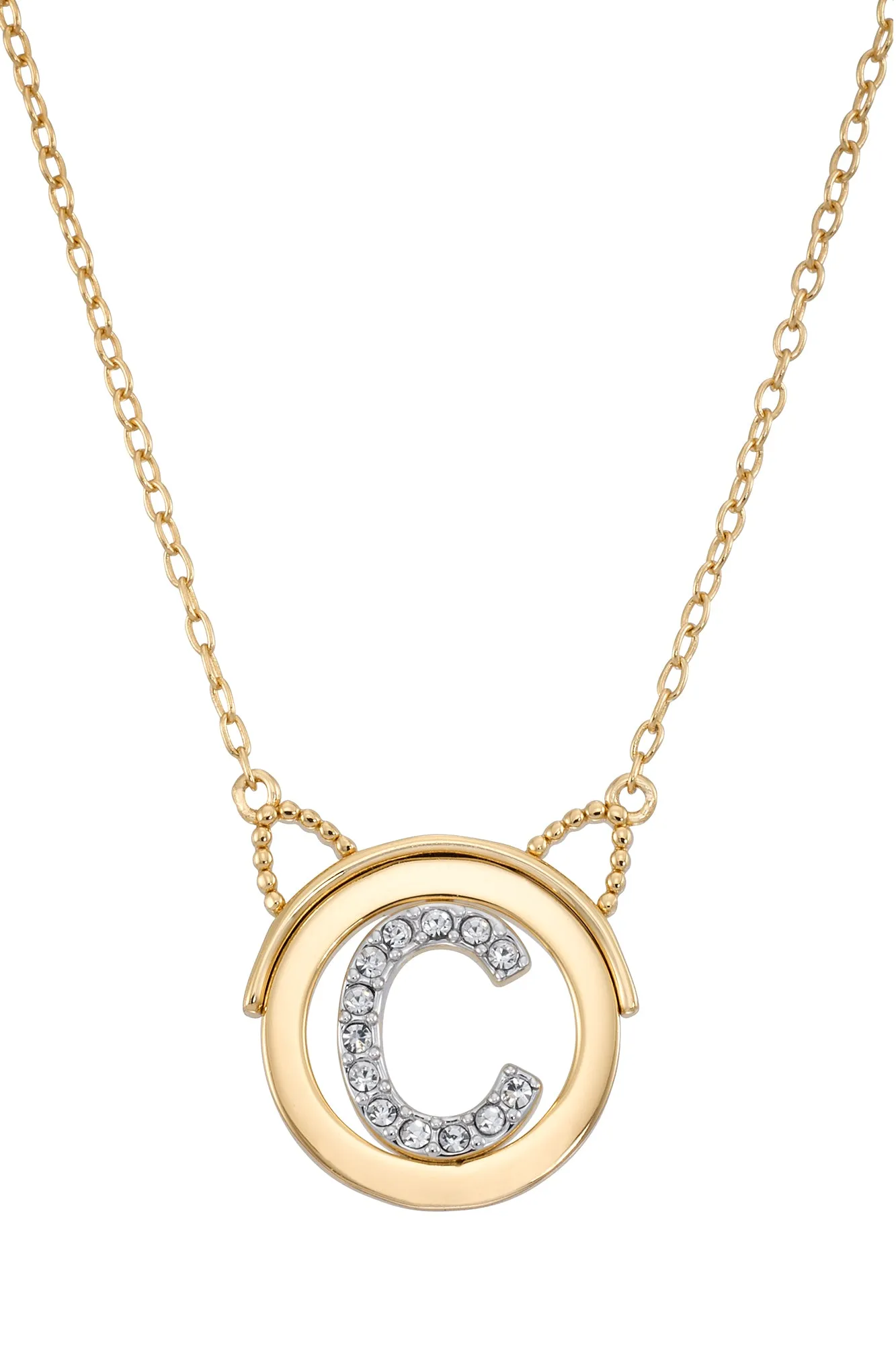 Simone I. Smith x Dani & Dannah Initial Necklace, A - Z Available