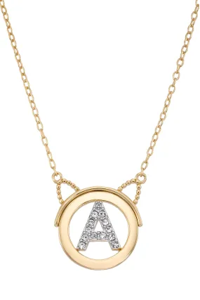 Simone I. Smith x Dani & Dannah Initial Necklace, A - Z Available