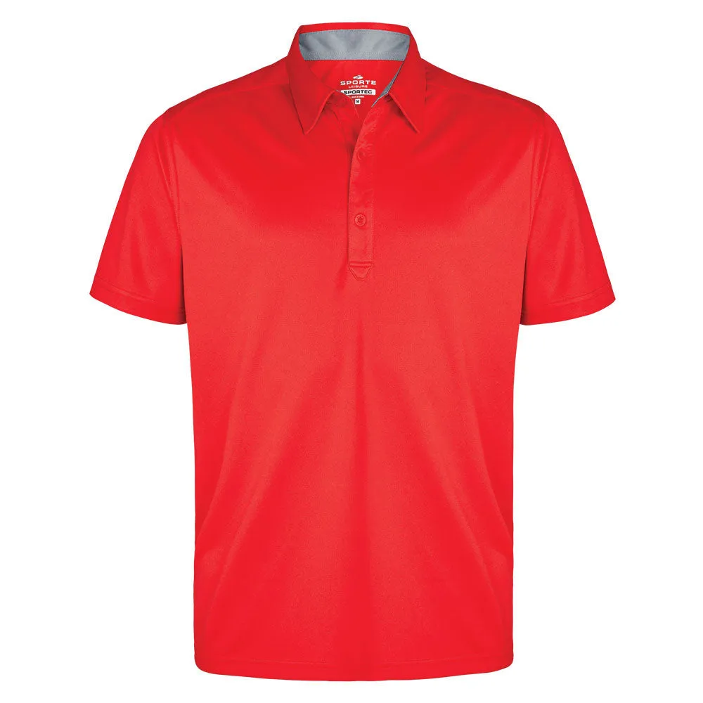 Sporte Leisure Mens Duke Contrast Colour Polo