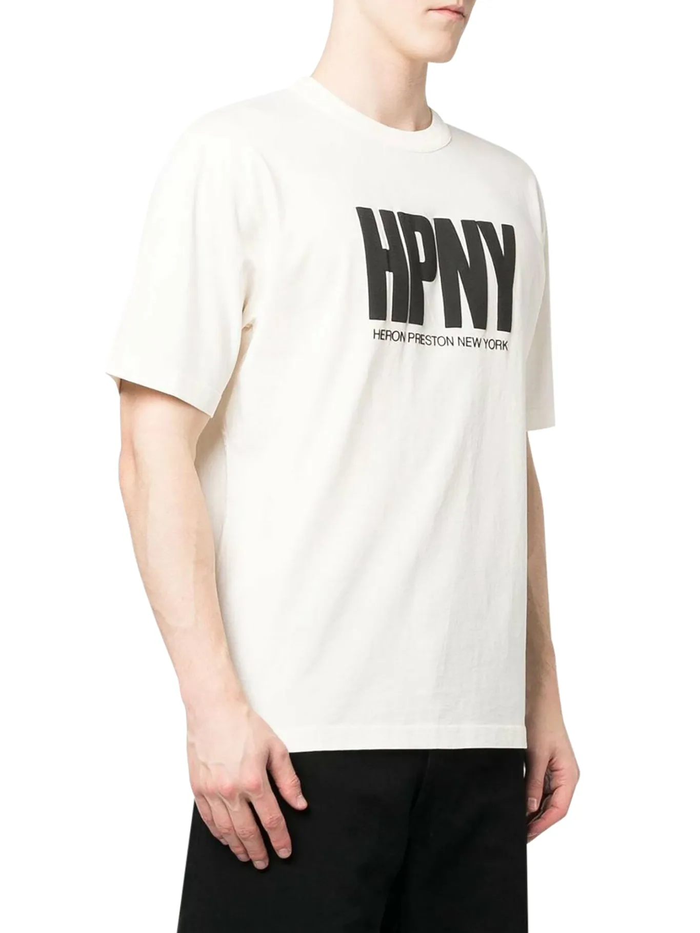 T-SHIRT IN ORGANIC COTTON WITH REG HPNY LOGO PRINT