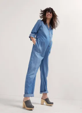 The Everyday Nursing Denim Jumpsuit