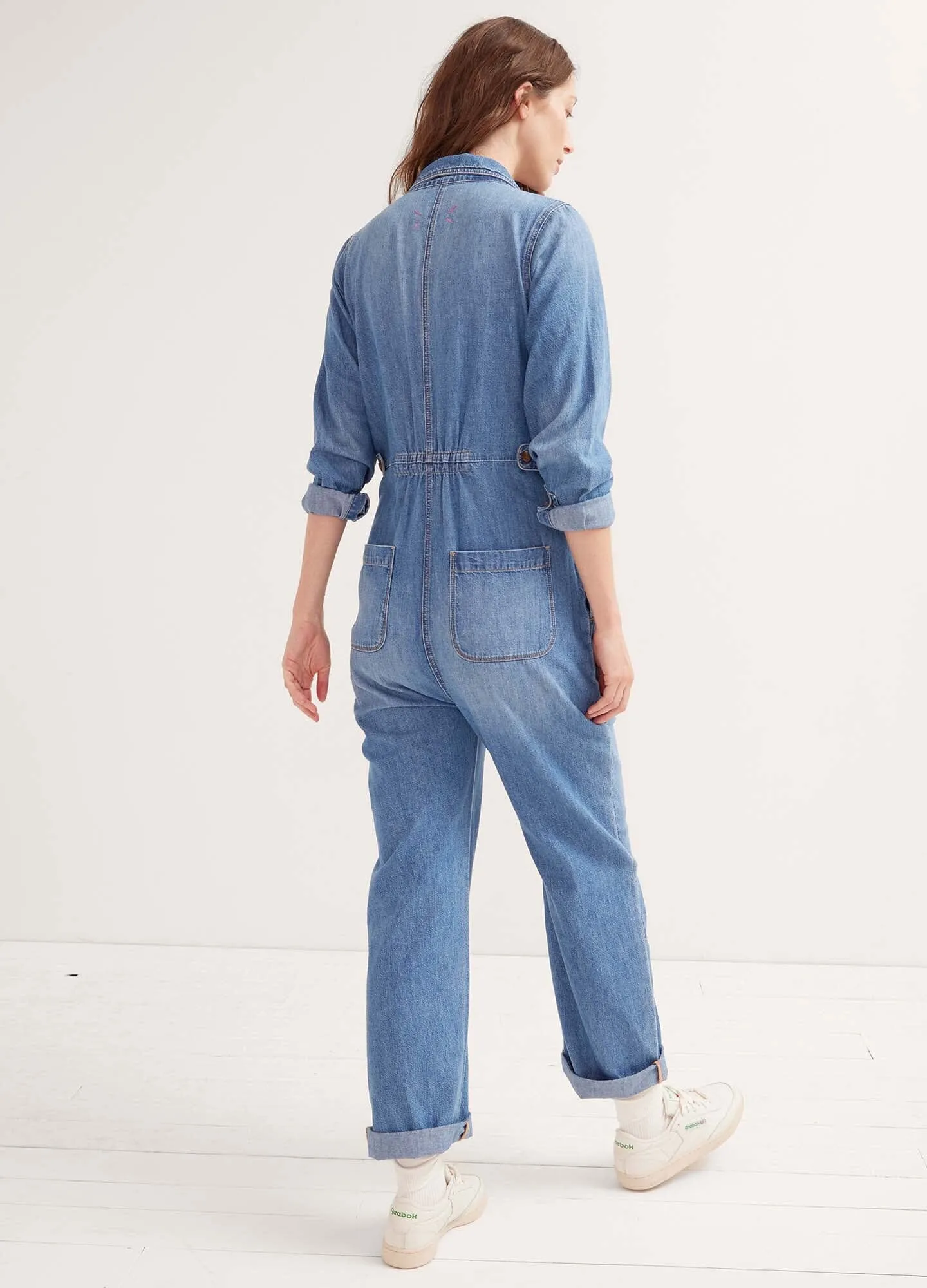 The Everyday Nursing Denim Jumpsuit