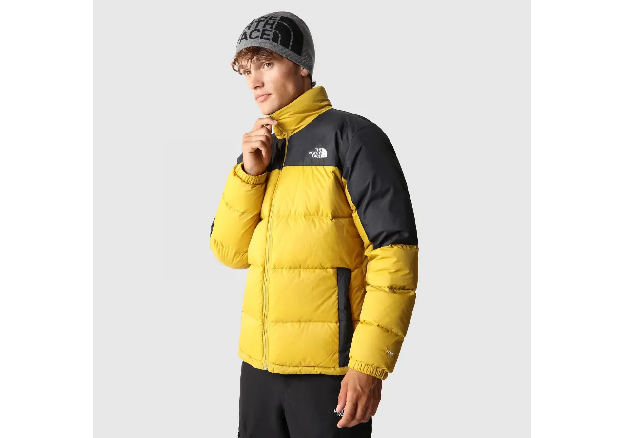 The North Face Diablo men's down jacket NF0A4M9J81U yellow gold black 