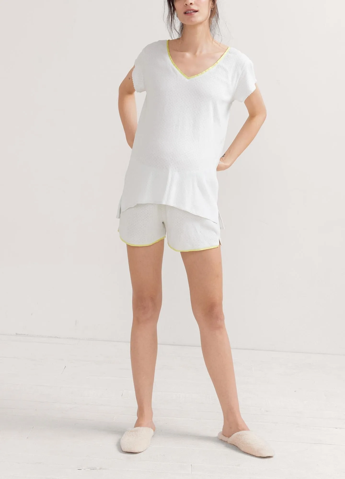 The Pointelle Short PJ Set