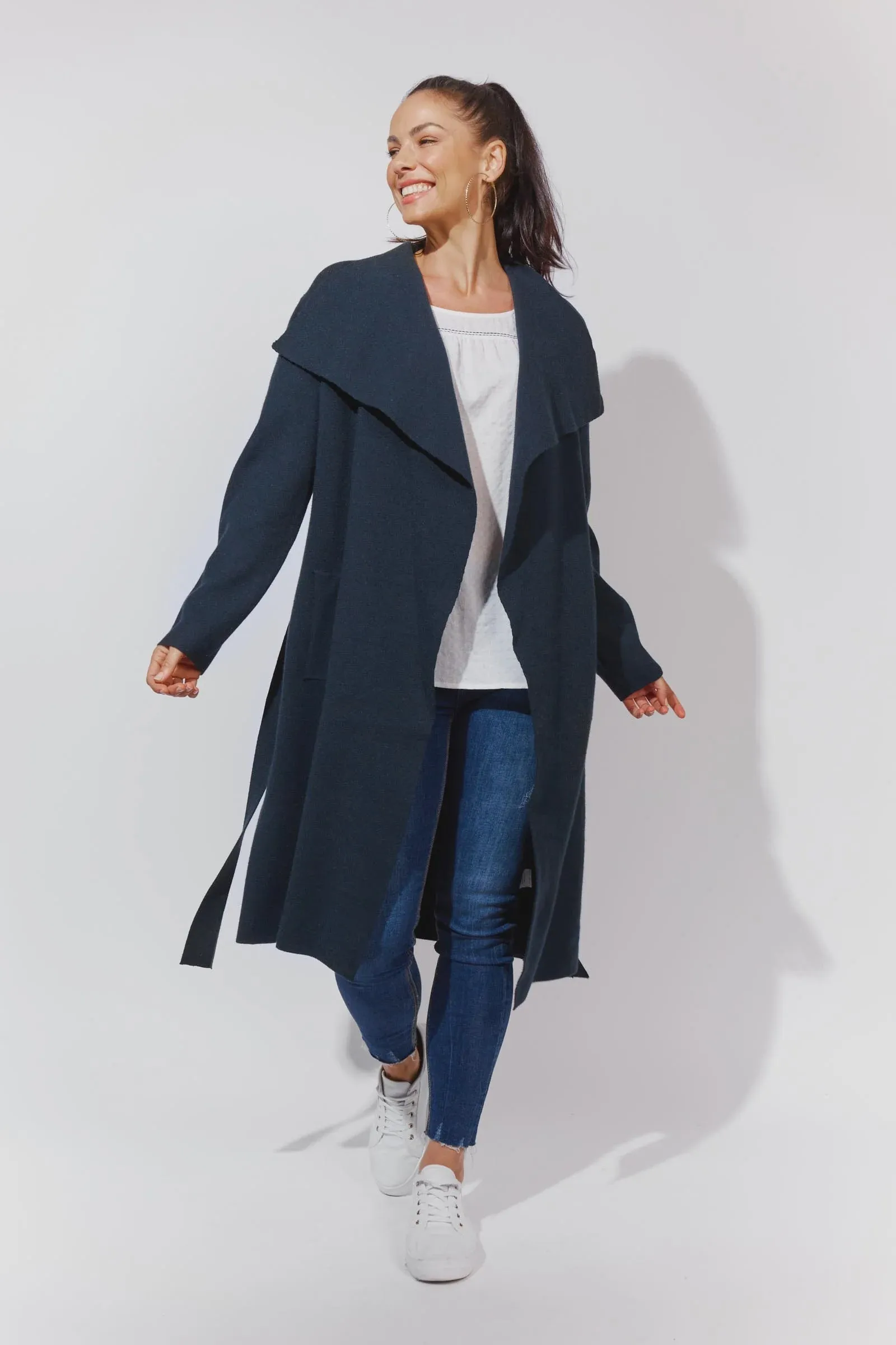 Tivoli Long Cardigan (Indigo)