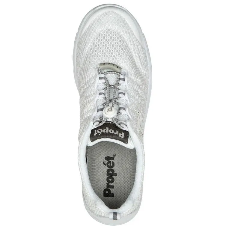 Travel Walker White Mesh Walking Shoes