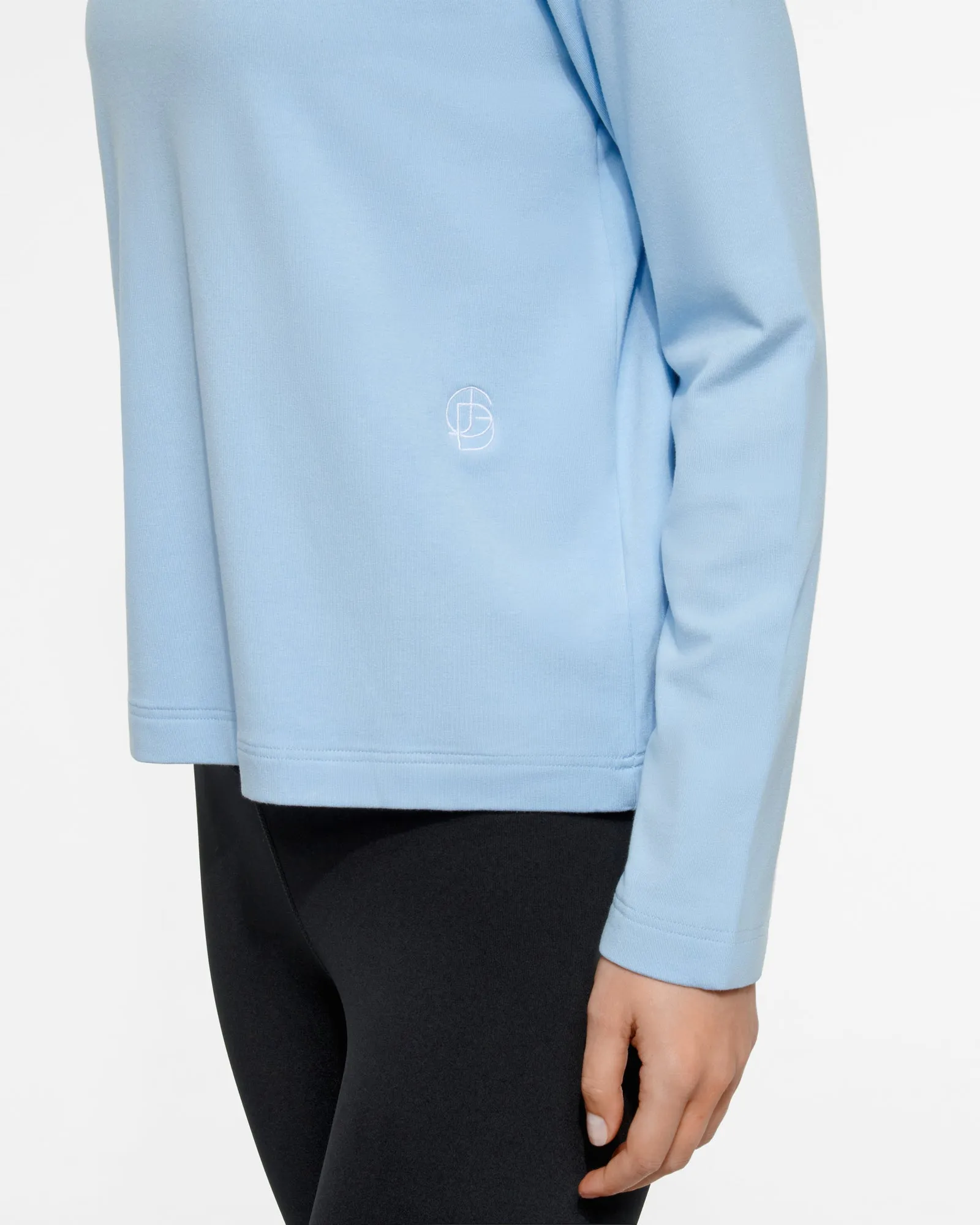 TRAVERSE MID-LAYER LONG SLEEVE TEE SKY BLUE