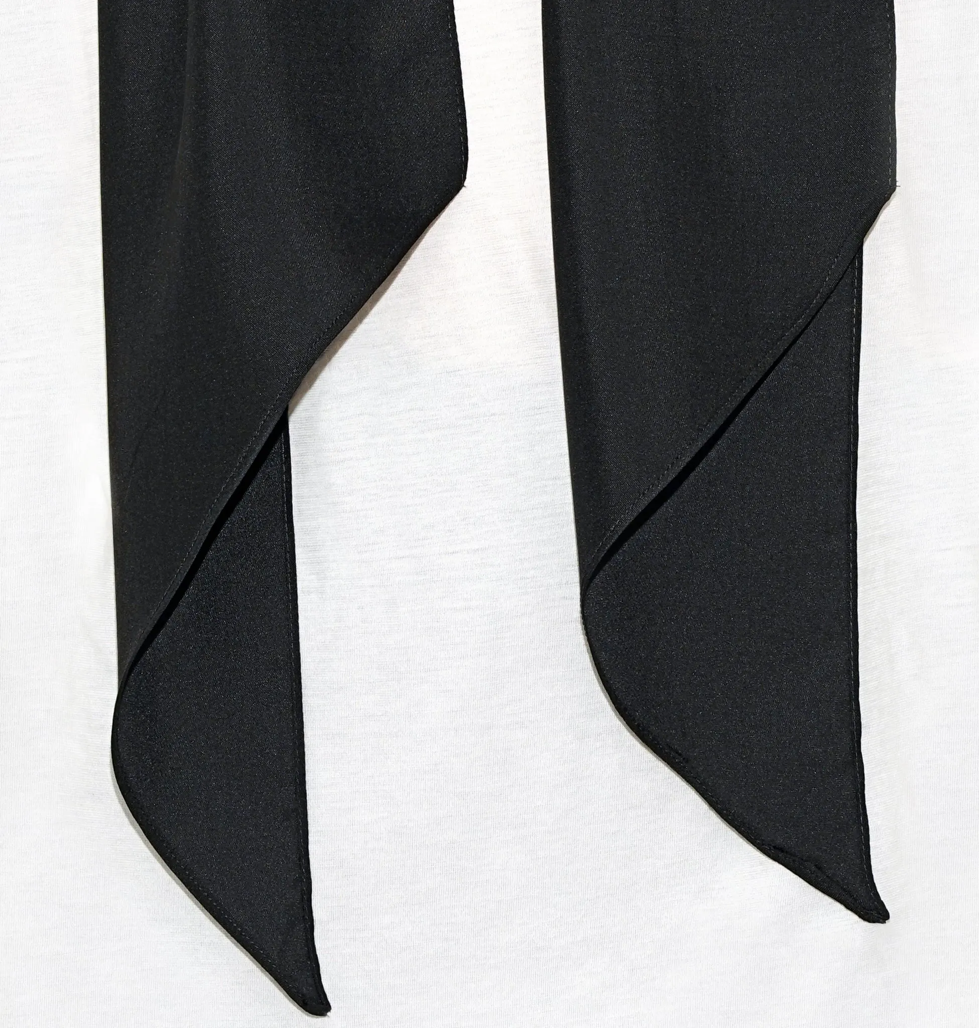 TYLER SILK SCARF BLACK